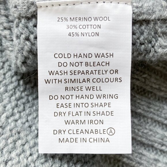 Zaket & Plover Wool Blend Cable Trim Sweater - Picture 11 of 11